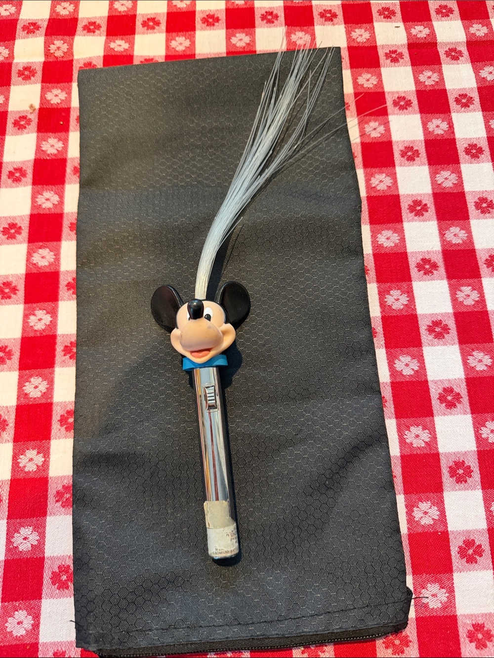 Disney Light-Up Mickey Hair Whip in Black and Silver